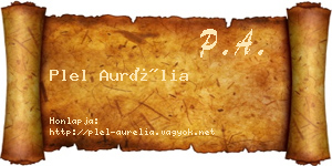 Plel Aurélia névjegykártya
